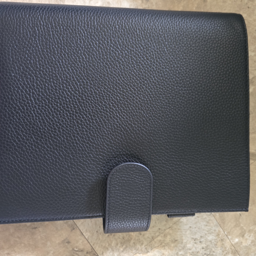 Moterm Half Letter A5 Sized Leather Disc Planner Cover With Extras